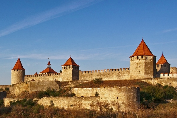 Bender Fortress (also known as Tighina Fortress) in Bender, Moldova.